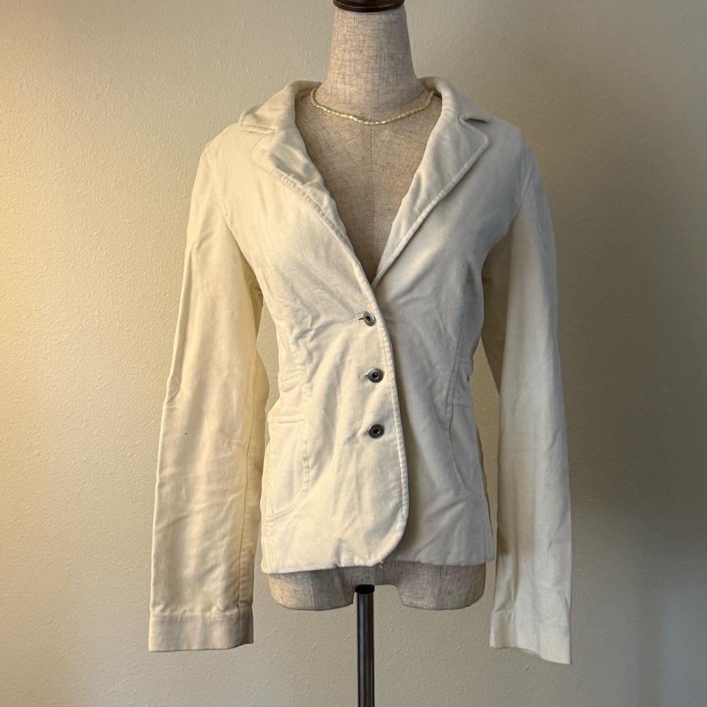 Hillard & Hanson Off-White Blazer